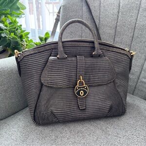 Dooney and Bourke crossbody/satchel gray leather